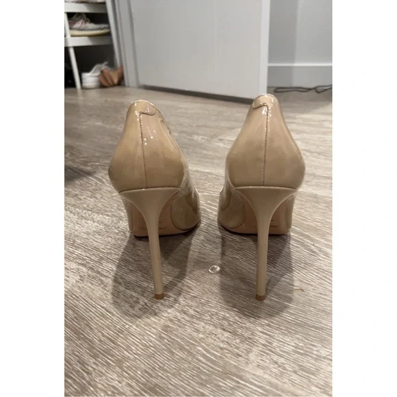 JIMMY CHOO NUDE PATENT STILLETO SIZE 42 - Picture 4 of 7
